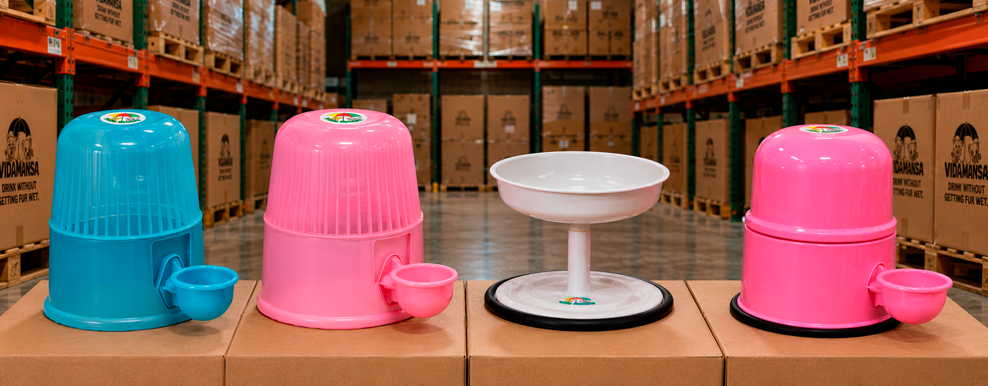 Vida Mansa warehouse aisle